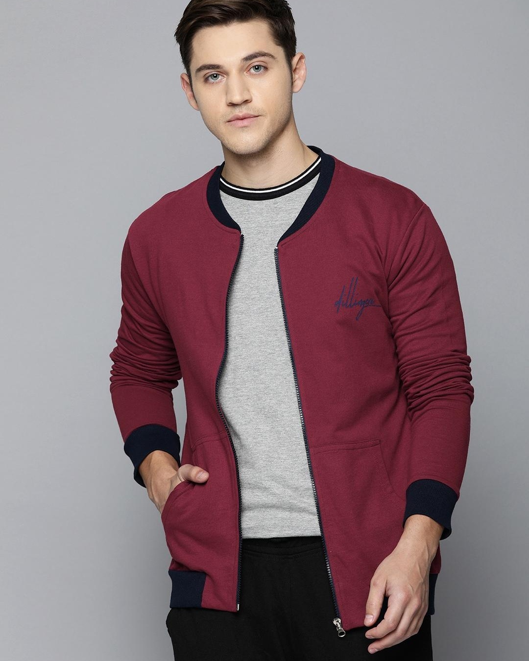 Buy PURE YAK WOOL ZIPPER HOODIE JACKET FOR MEN AND WOMEN WITH TRADITIONAL  KULLU LACE DESIGN MAROON COLOR (38) at Amazon.in