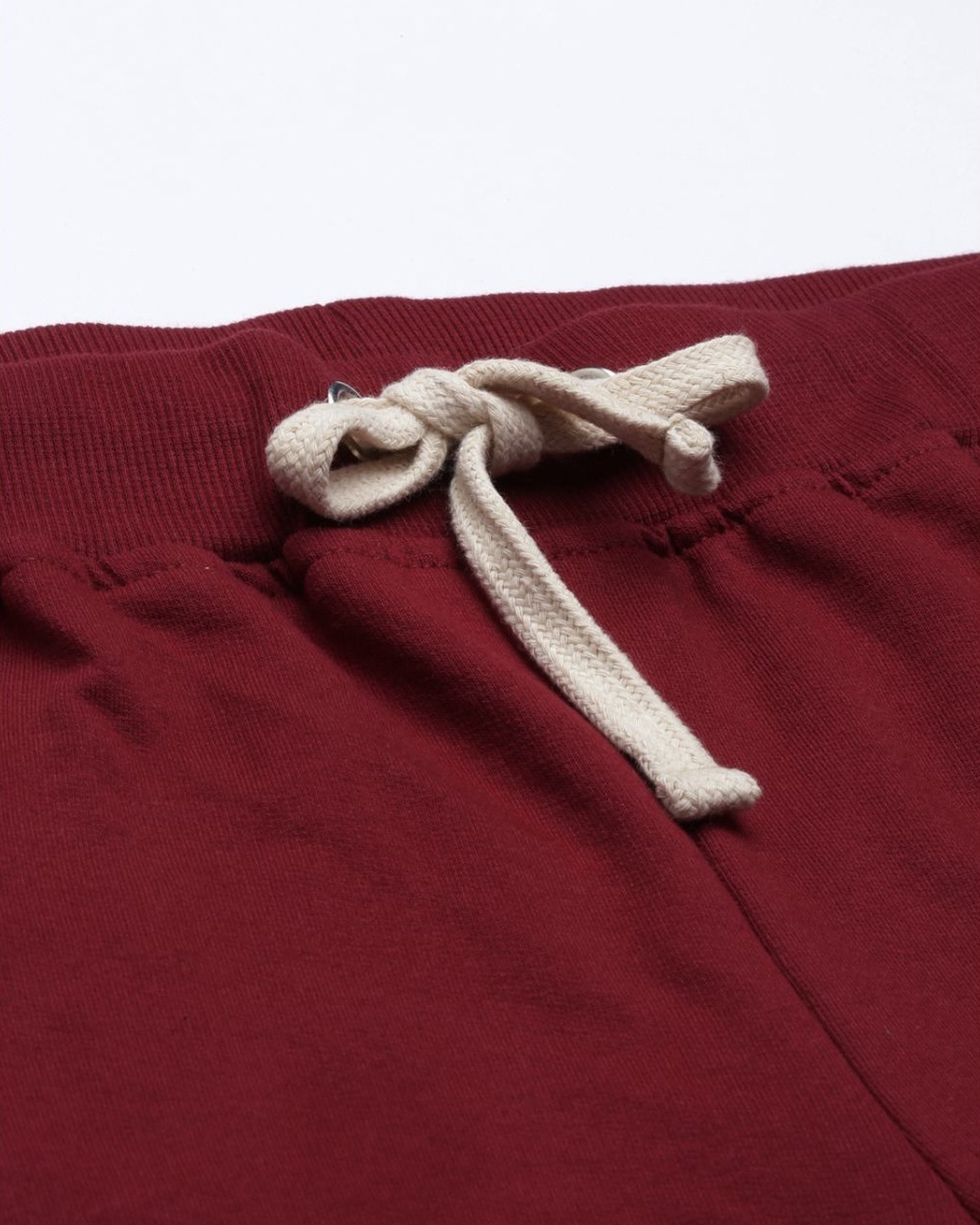 Shop Men's Maroon Embroidered Slim Fit Joggers