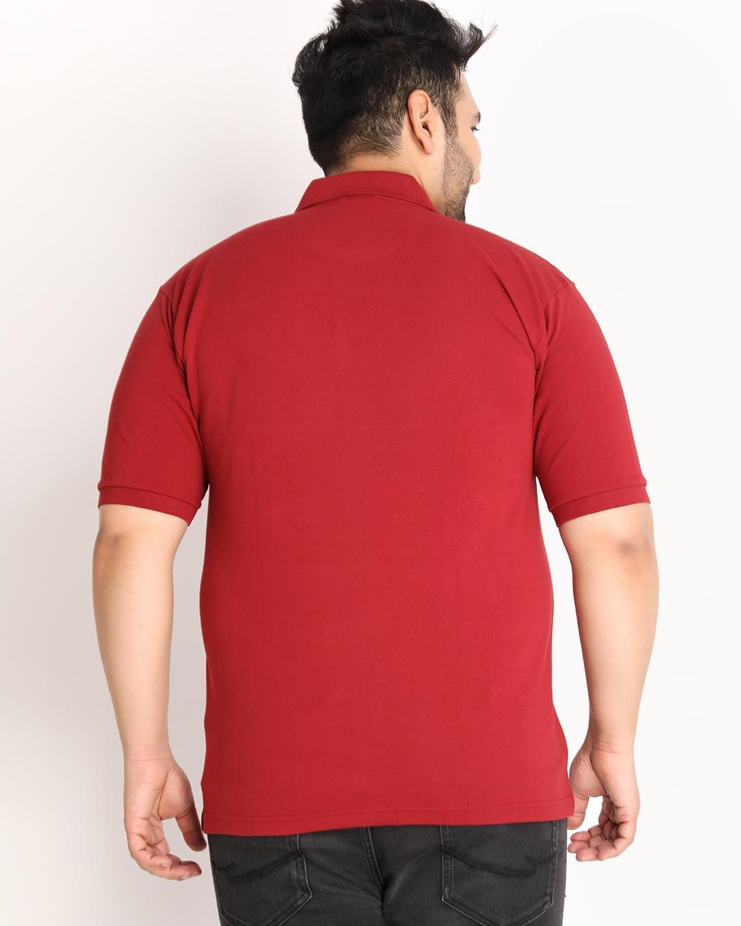 maroon plus size tops