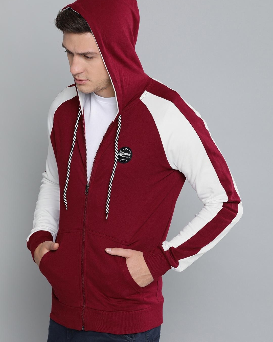 mens nike hoodie maroon
