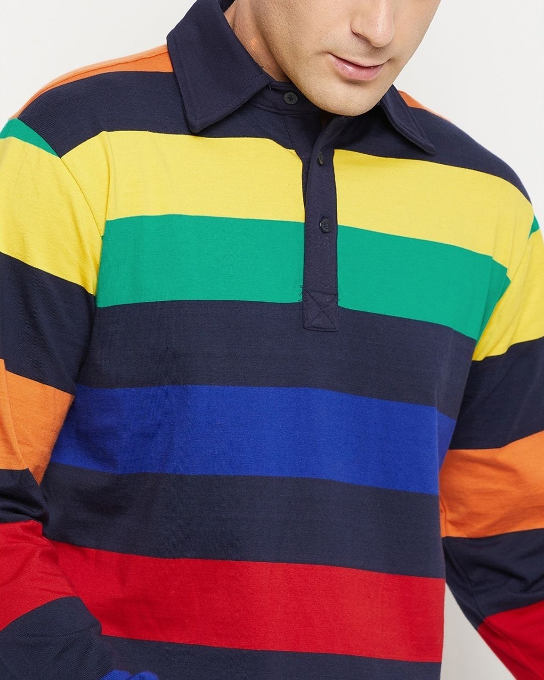 Shop Men's Multicolor Color Block T-shirt
