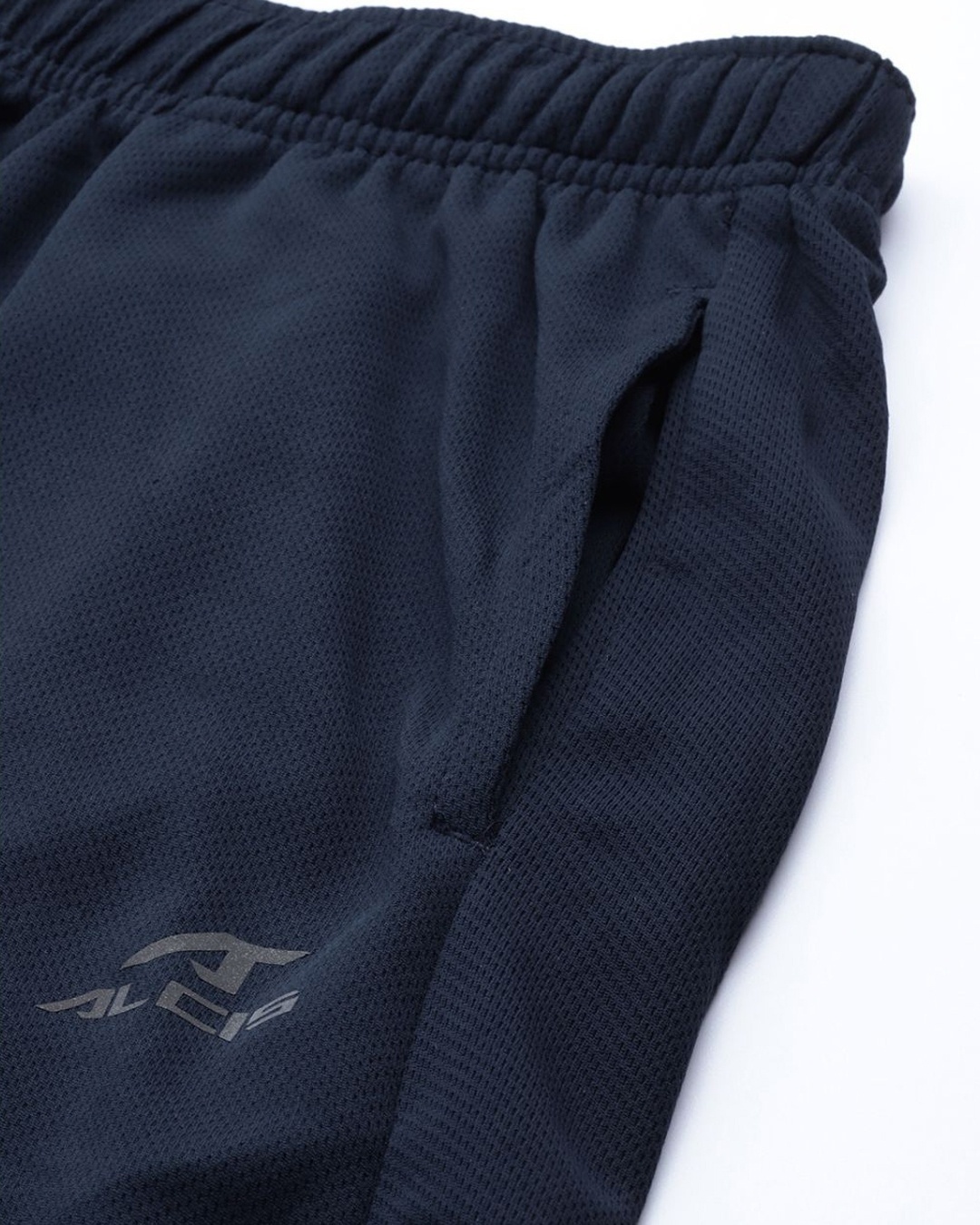 Shop Men's Navy Blue Slim Fit Mid Rise Regular Shorts