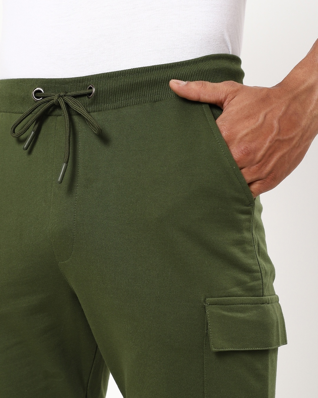 Shop Men's Olive Basic Cargo Shorts