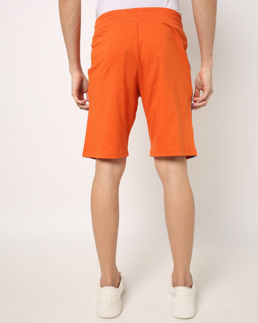 Men S Orange Color Block Shorts 512119 1655877424 3 