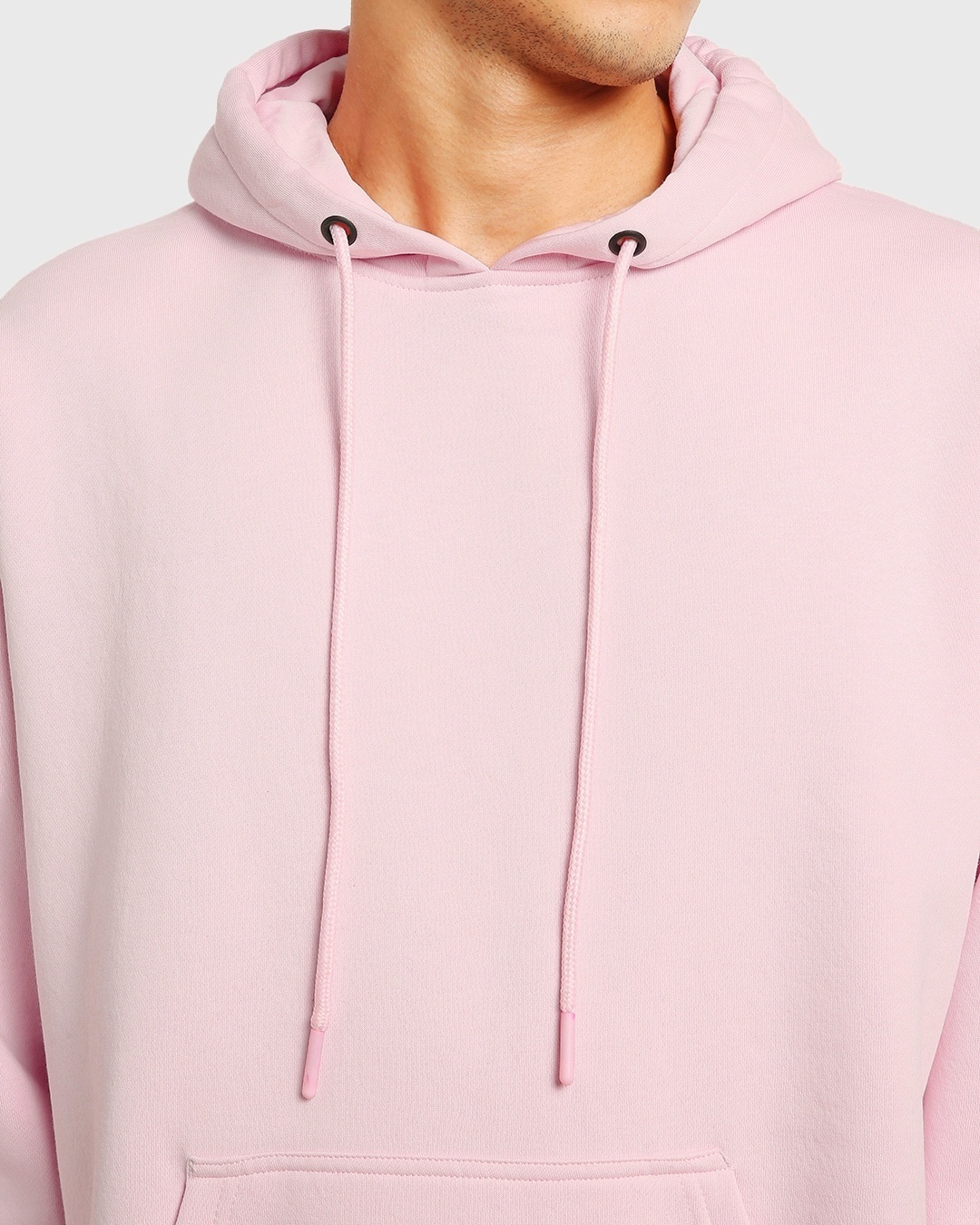 Buy Men's Pink Oversized Hoodie Online at Bewakoof