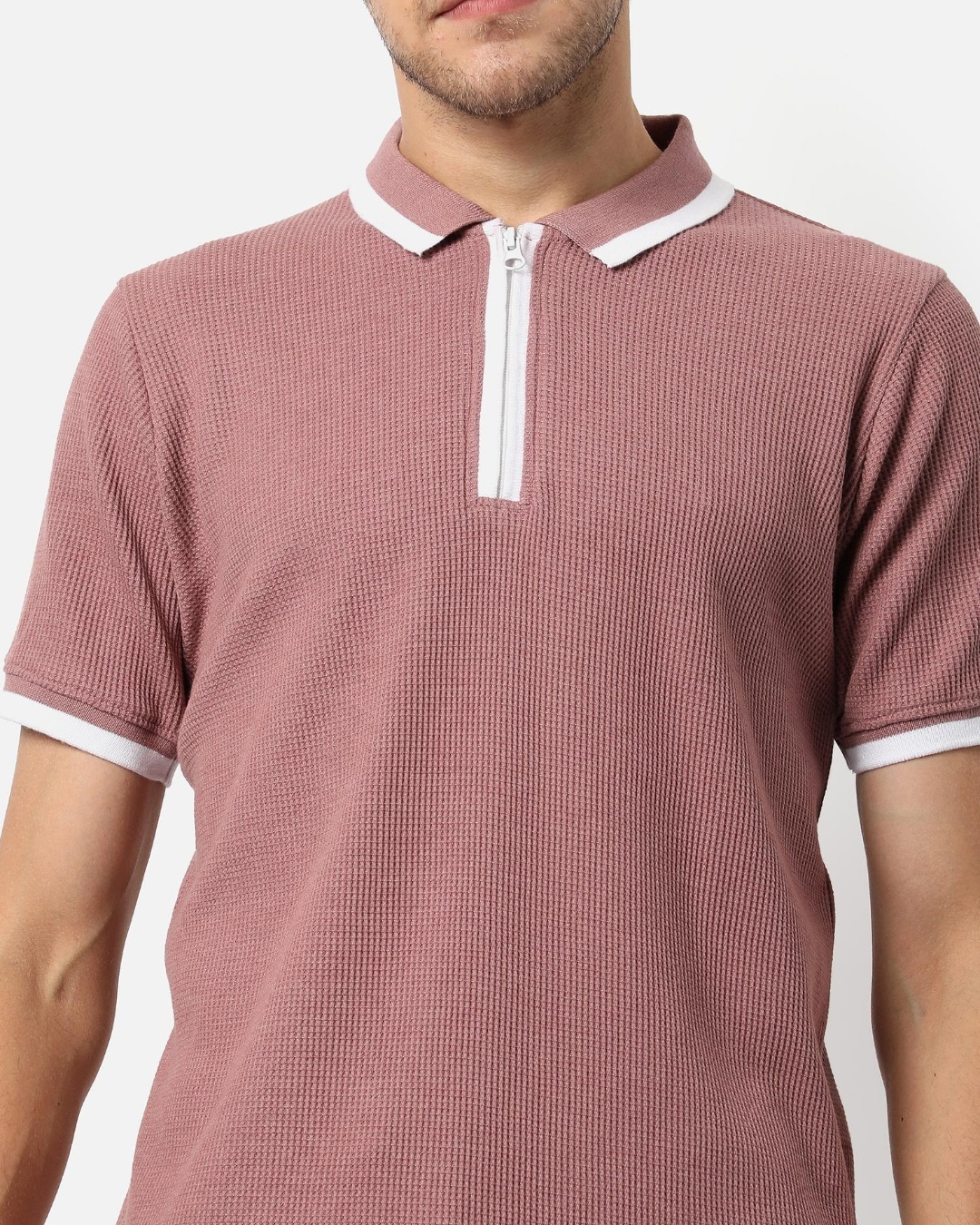 mens pink nike polo shirt