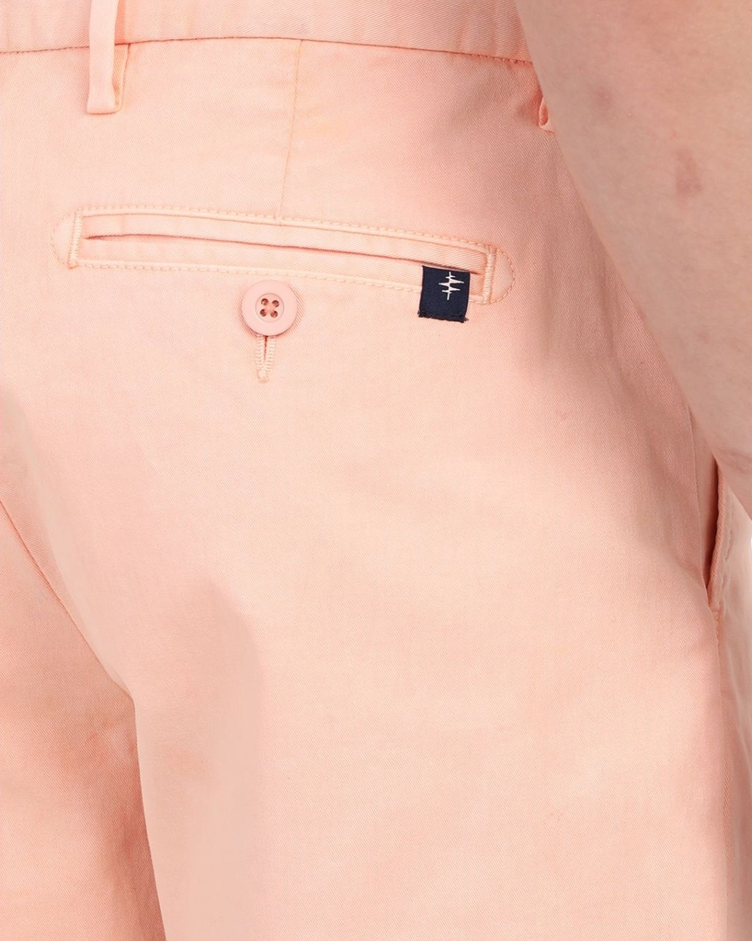 Shop Men's Pink Slim Fit Cotton Shorts