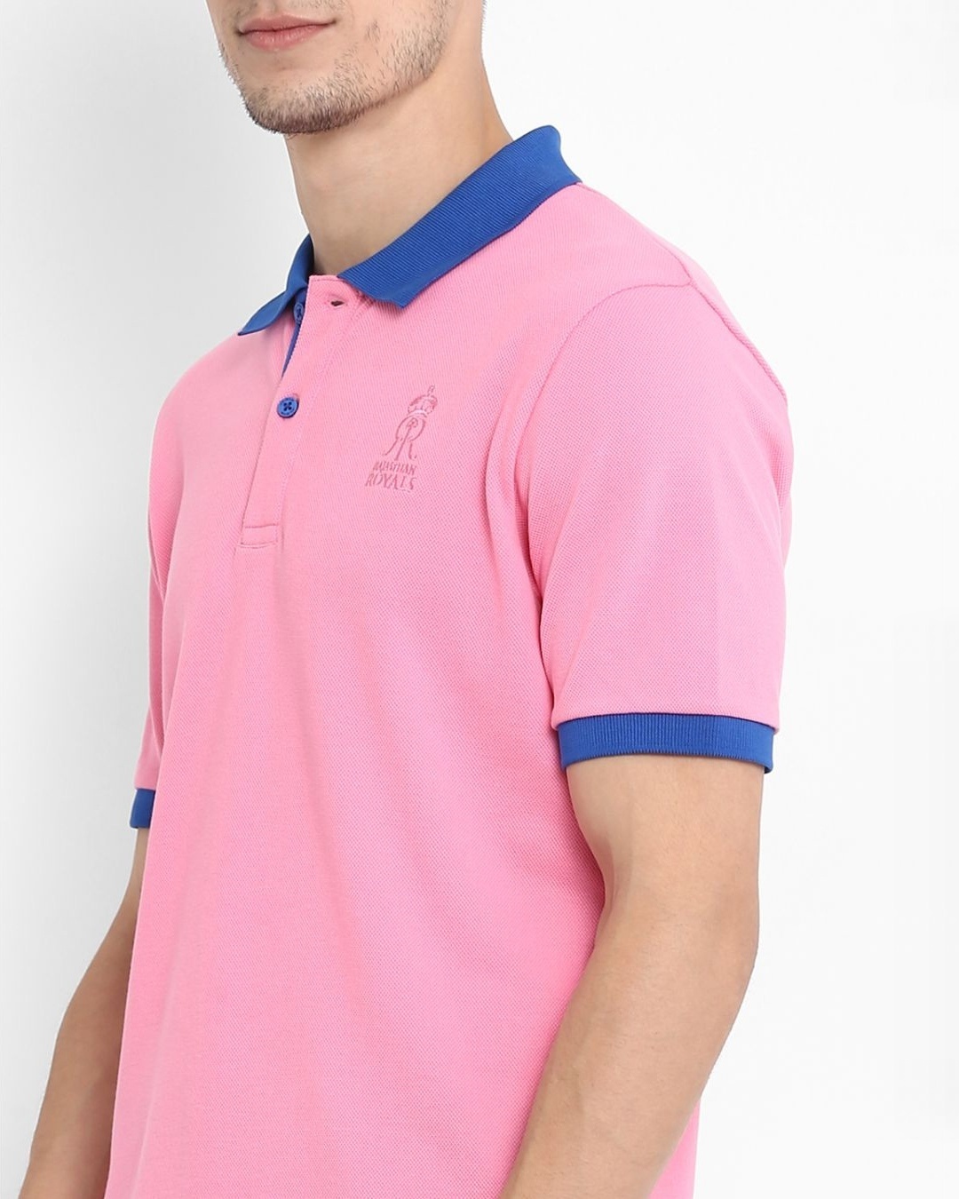 Shop Men's Pink Slim Fit T-shirt