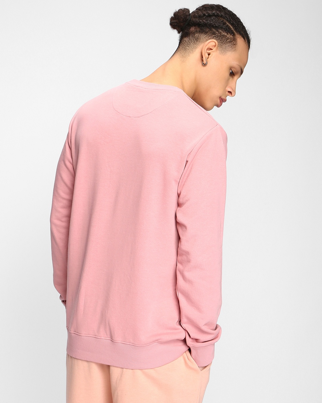 Pink Gold Marble Men's Sweatshirt