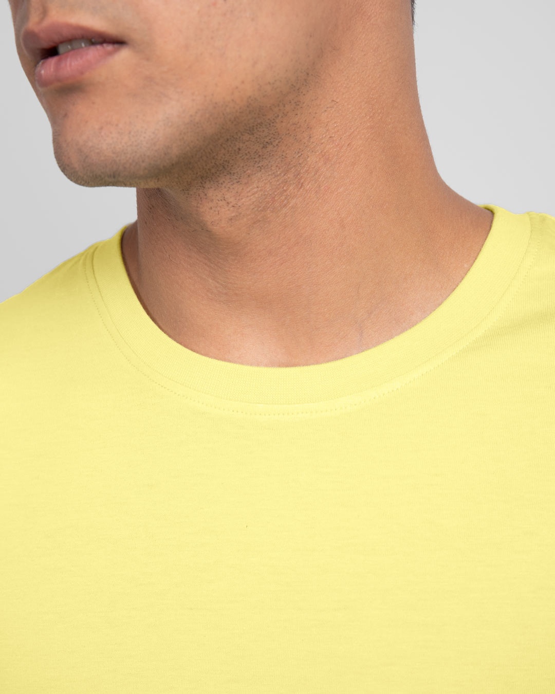 Shop Men's Plain Half Sleeve T-shirt Pack of 2(Yellow & Green)