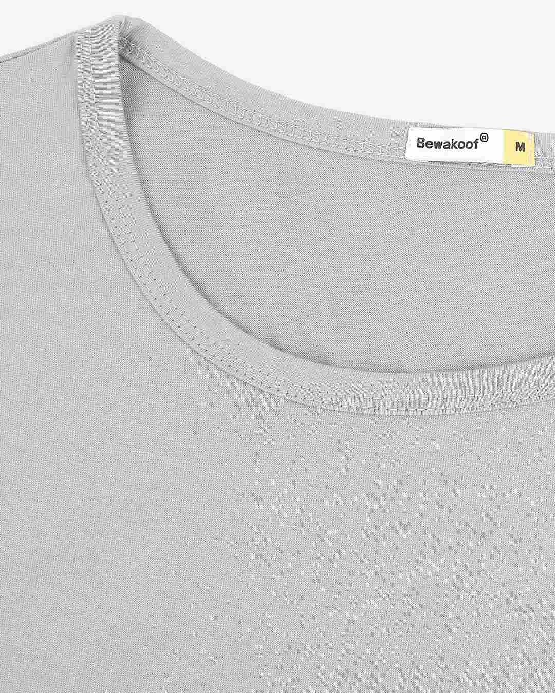Shop Men's Plain Side Panel Vest (Meteor Grey-Pineapple Yellow)