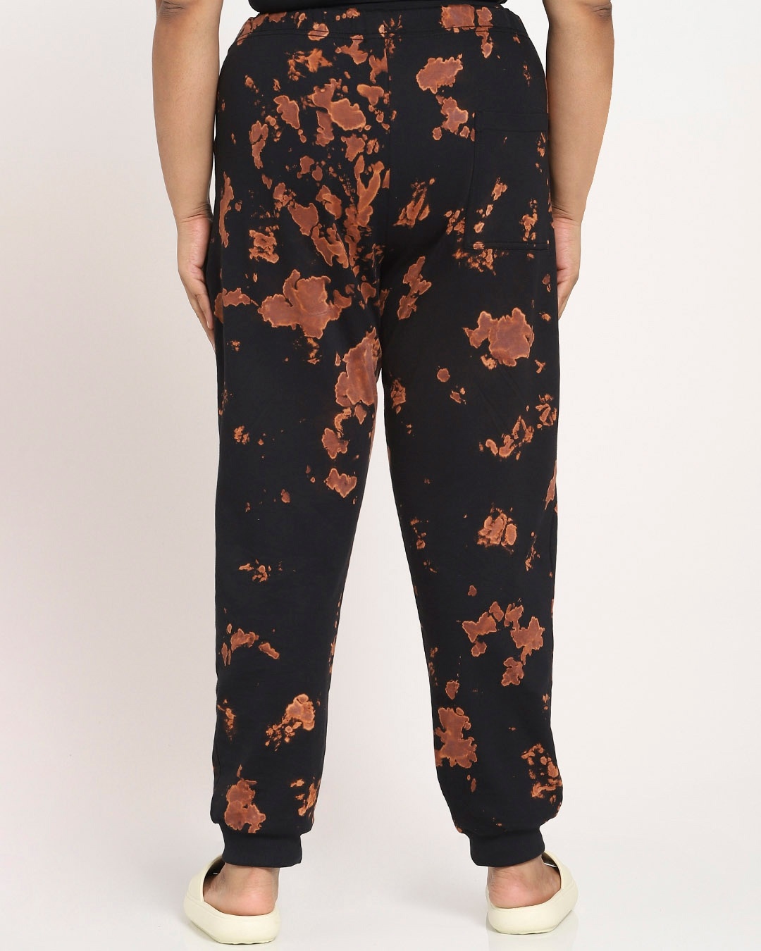 yellow tie dye joggers