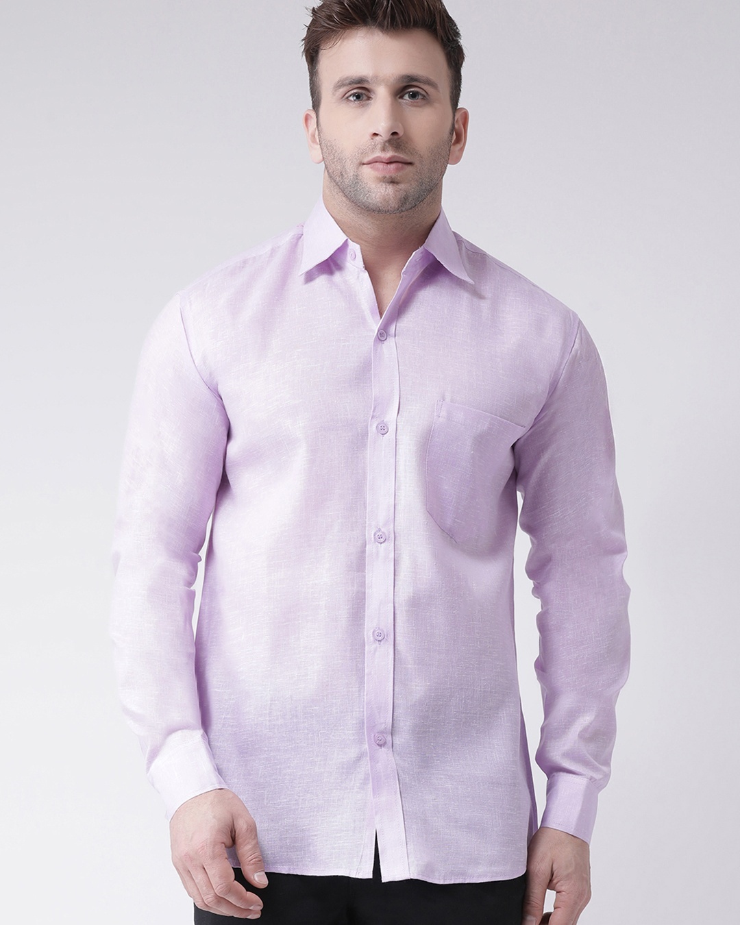 Shop Men's Purple Casual Shirt-Back