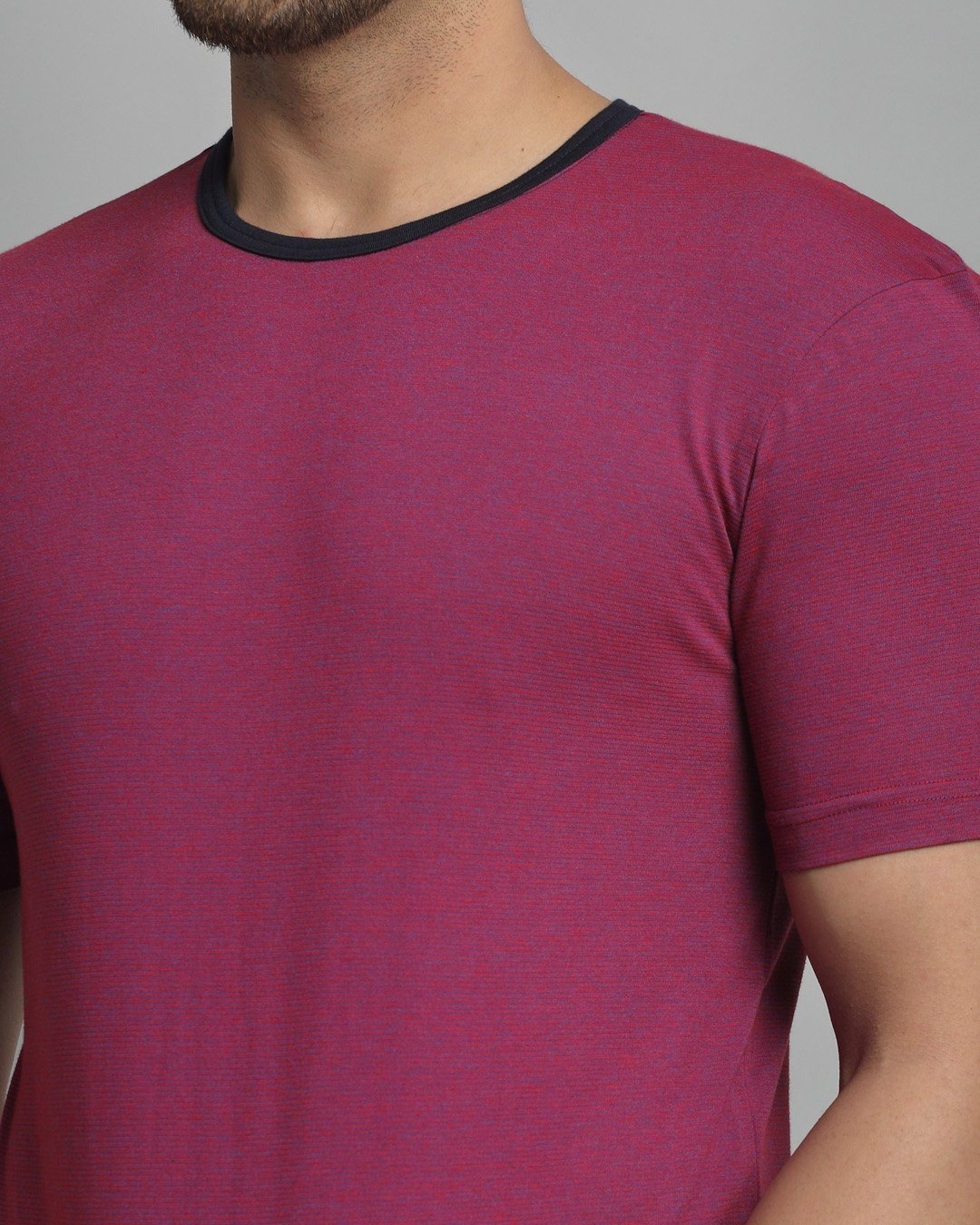 Shop Men's Purple Casual T-shirt