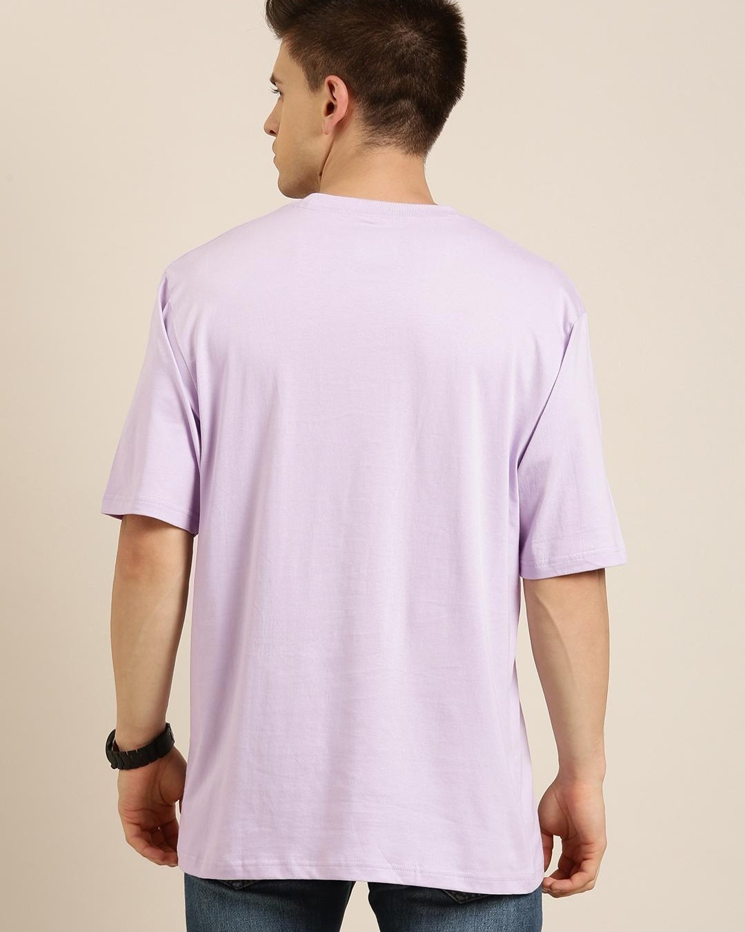 Buy Men's Purple Oversized T-shirt for Men Purple Online at Bewakoof