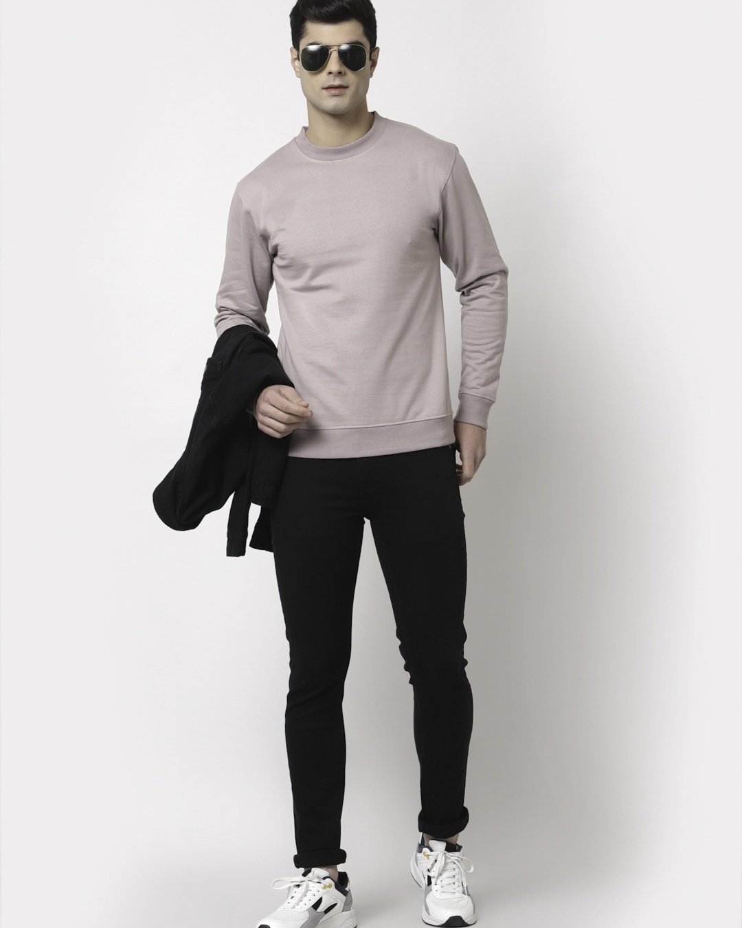 Buy Men's Purple Sweatshirt for Men Purple Online at Bewakoof