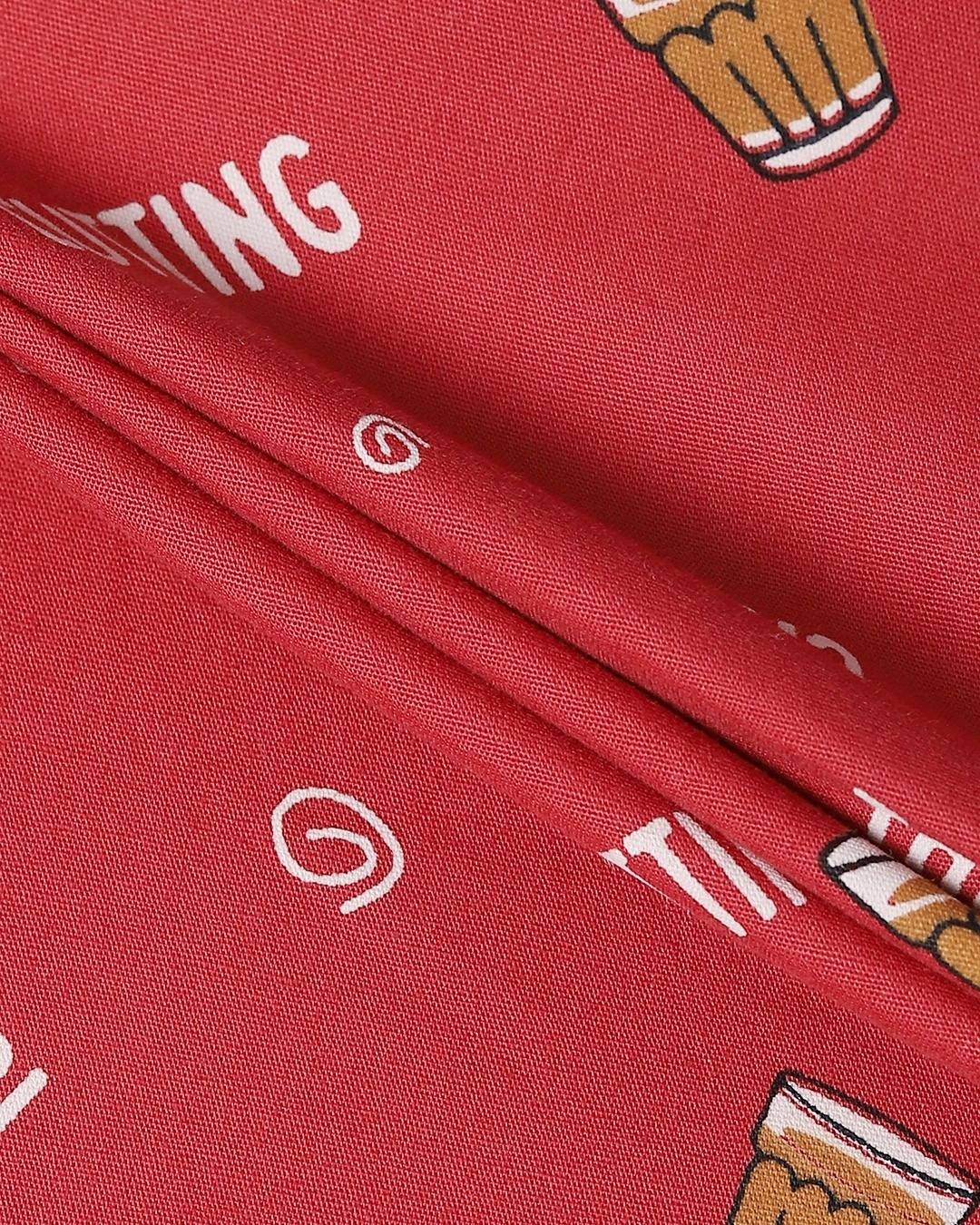 Shop Men's Red All Over Chai Printed Boxers