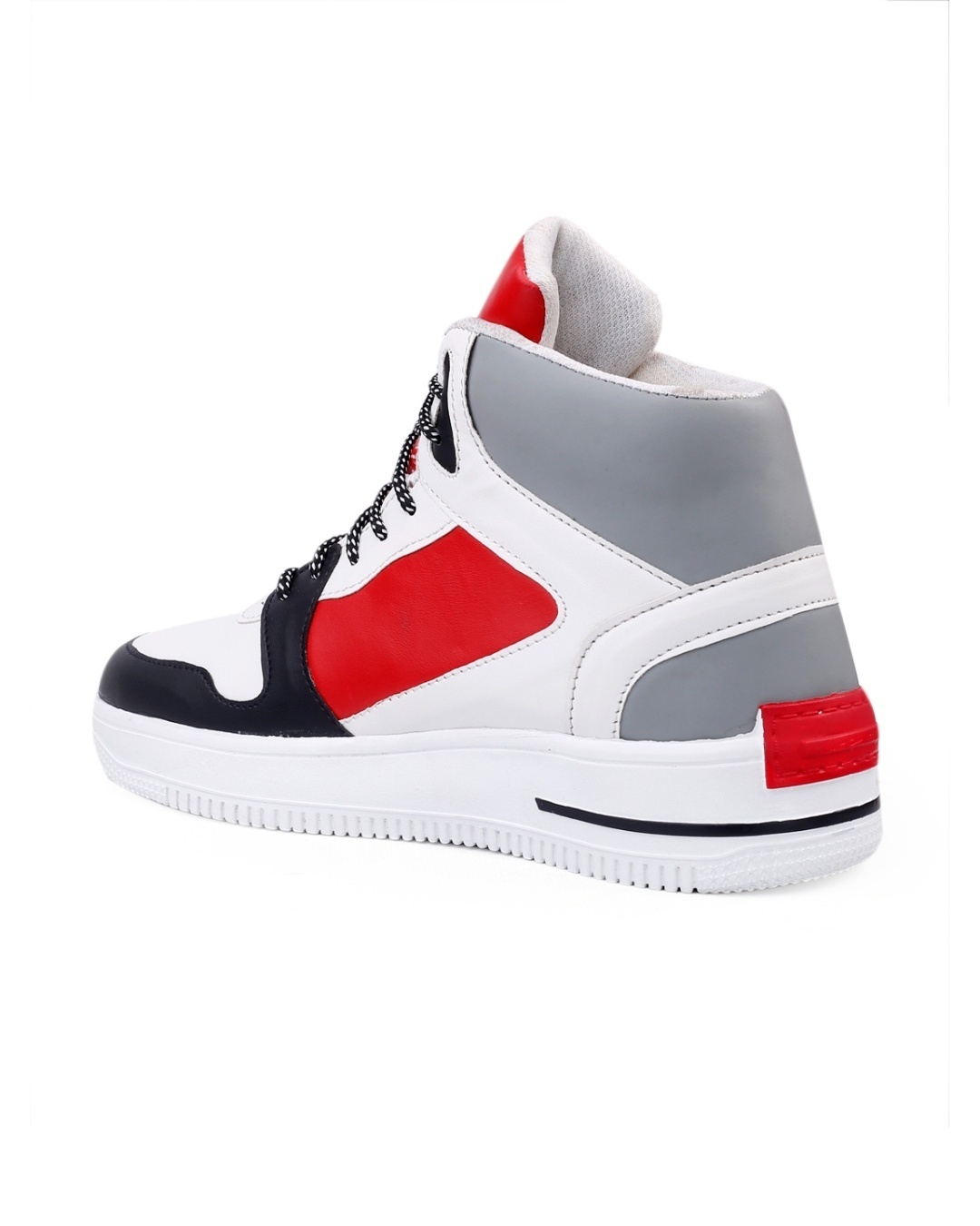 Shop Men's Red and White Color Block Casual Shoes-Design