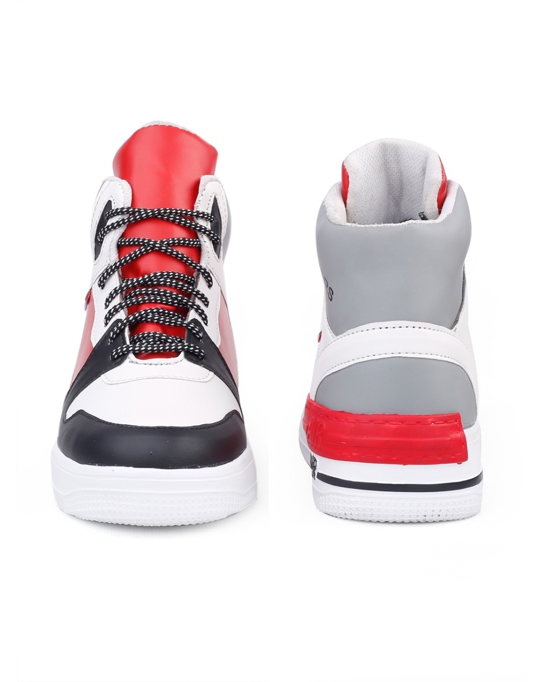 Shop Men's Red and White Color Block Casual Shoes