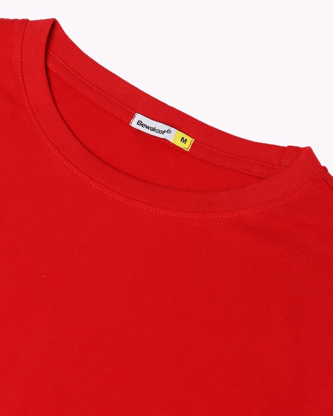 Shop Men's Red & Black Oversized T-shirt