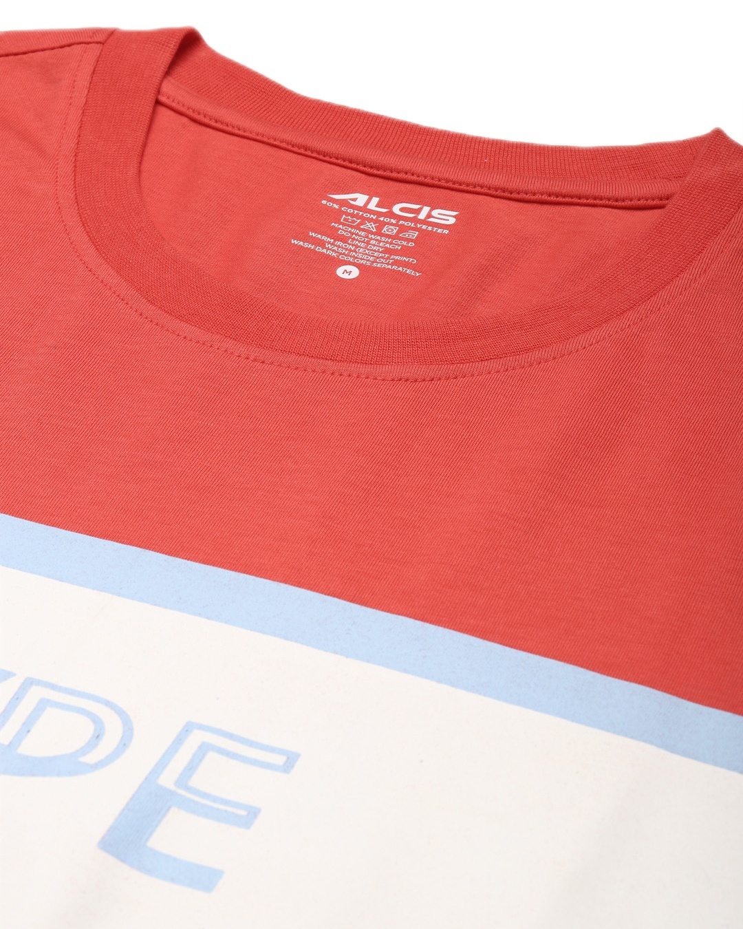 Buy Men's Red Color Block Slim Fit Tshirt for Men Red Online at Bewakoof