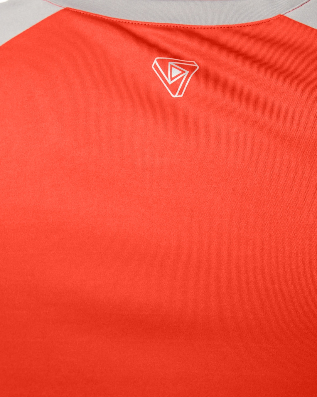 Shop Men's Red Colorblock Training T-shirt