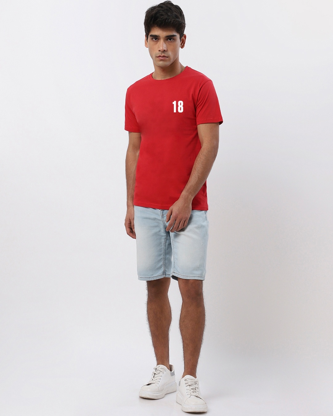 Shop Men's Red Kohli T-shirt-Full