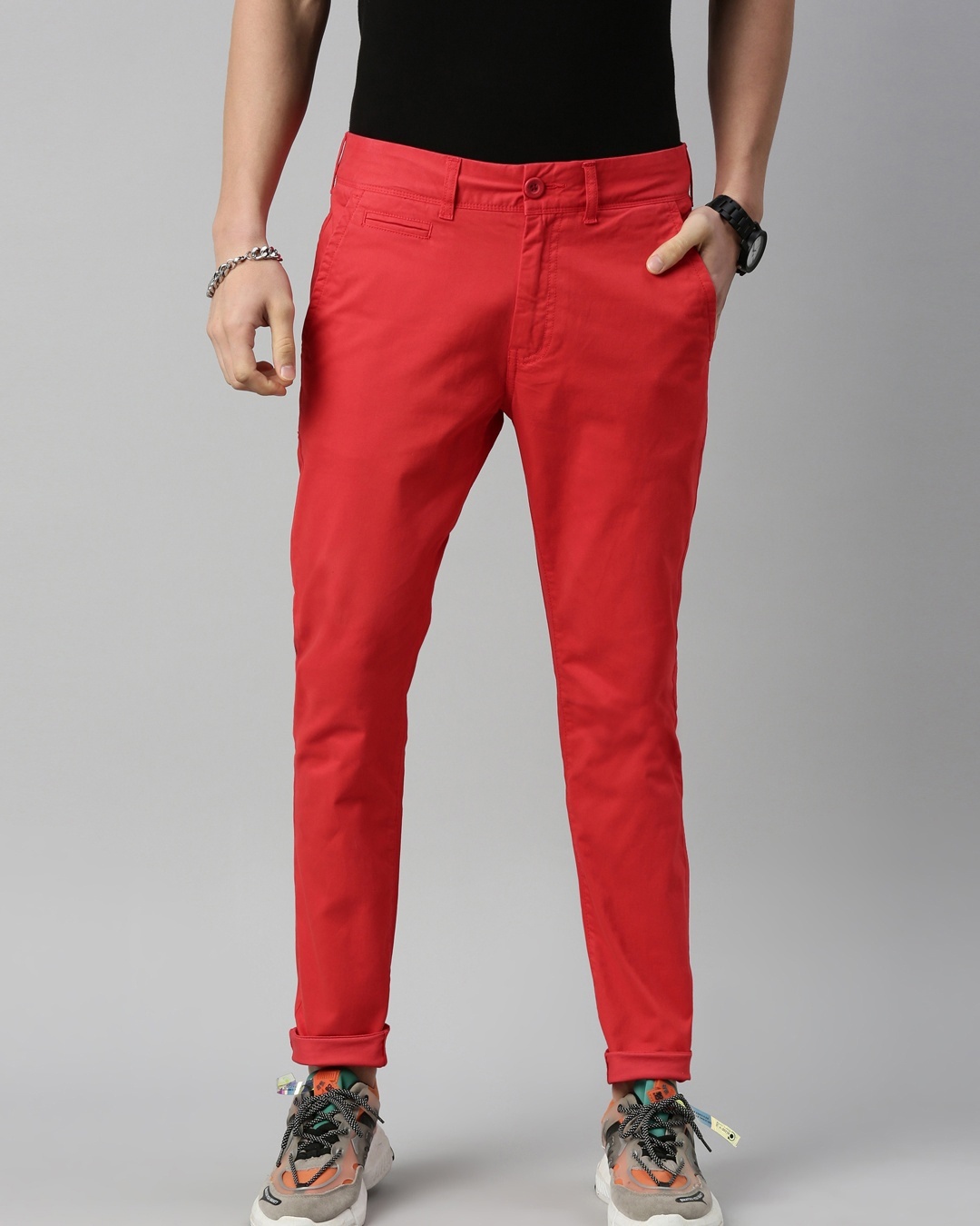 Polo Ralph Lauren Classic Fit Mens Red Bedford Chino Pants 100 Cotton Sz  3430  Inox Wind
