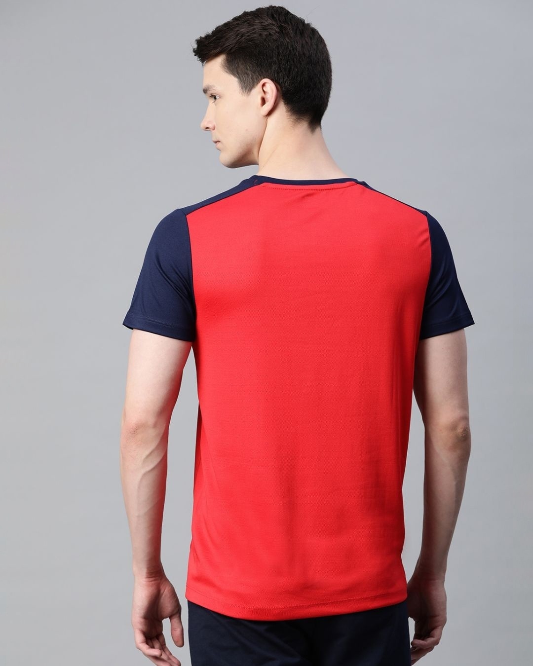 Shop Men's Red Slim Fit T-shirt-Back