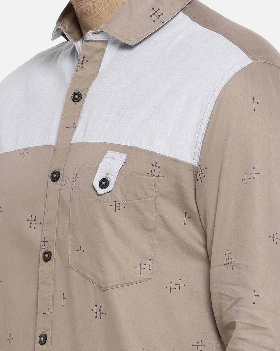 Shop Men's Self Design Casual Shirt