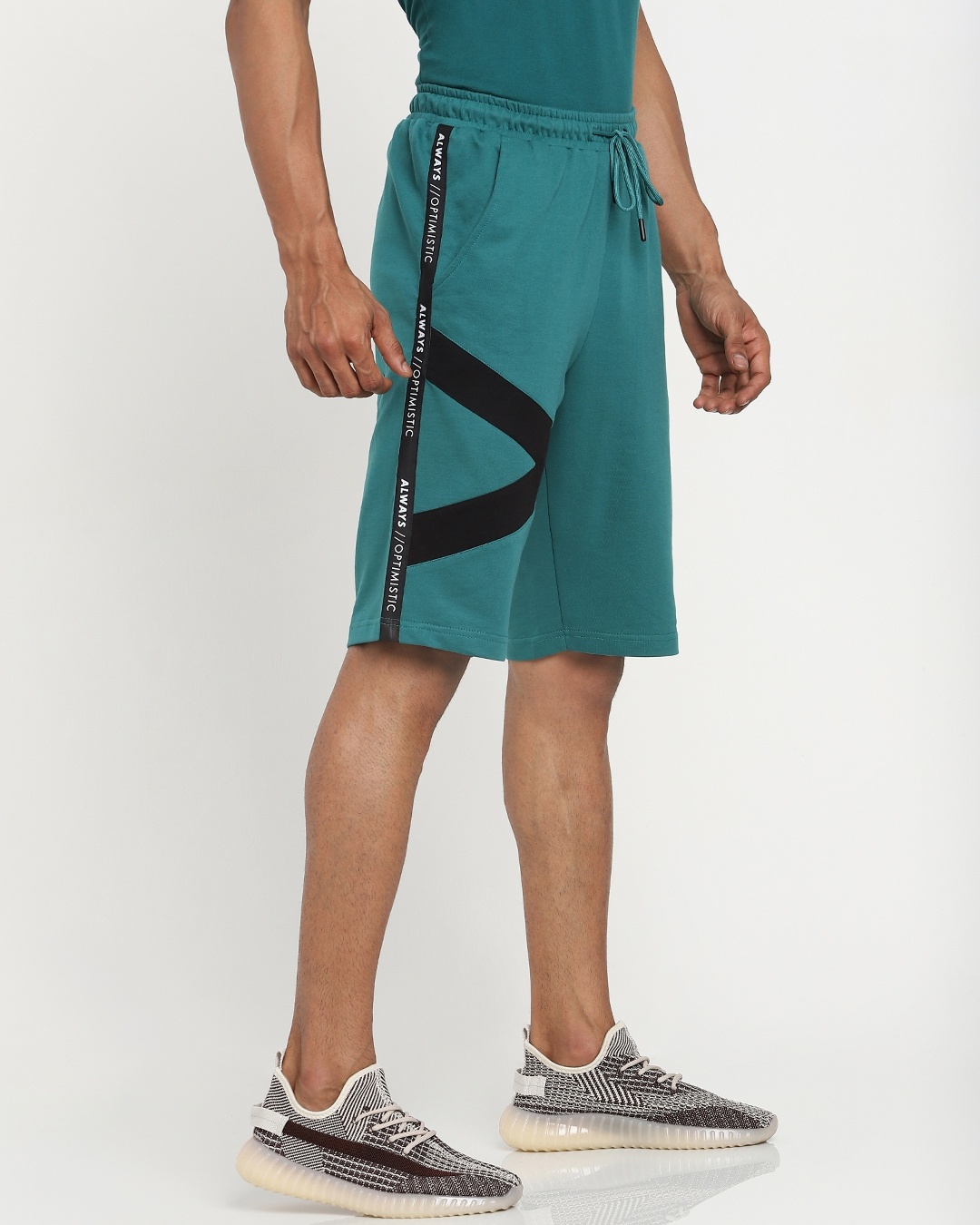 Shop Men's Snazzy Green Printed Shorts-Design