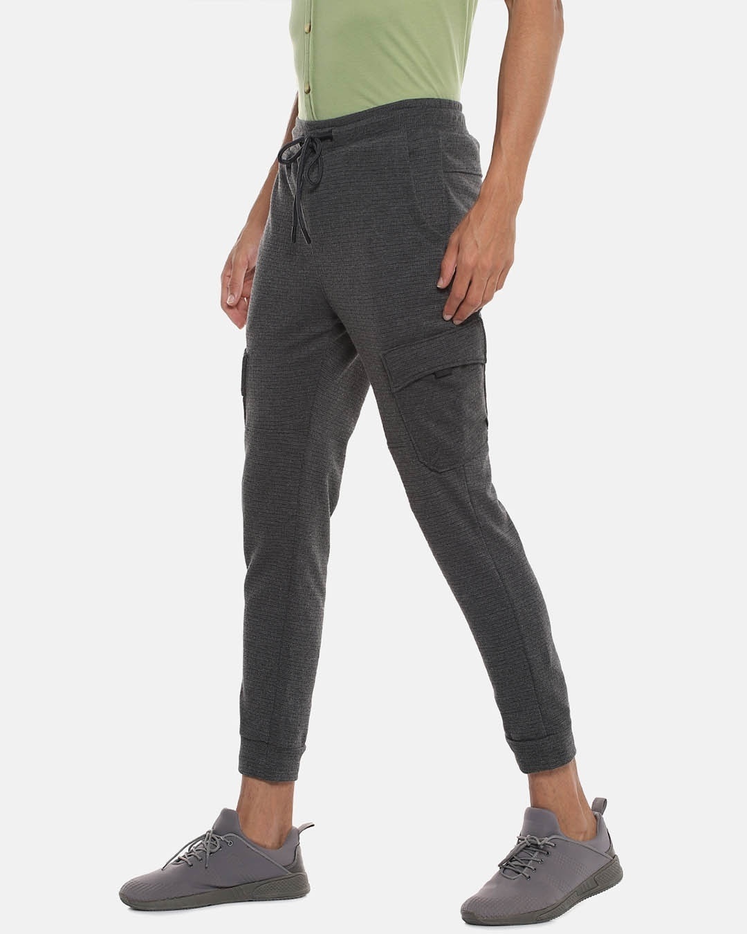 Shop Men's Solid Stylish Casual & Evening Trackpant-Back