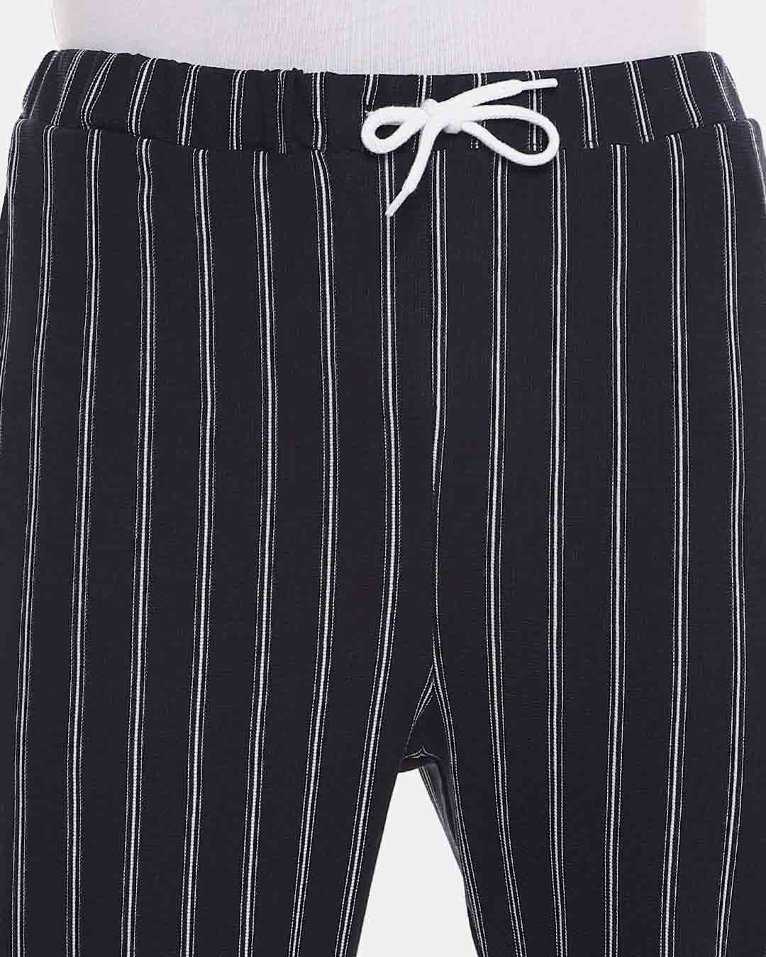 Shop Men's Striped Stylish Casual & Evening Trackpant