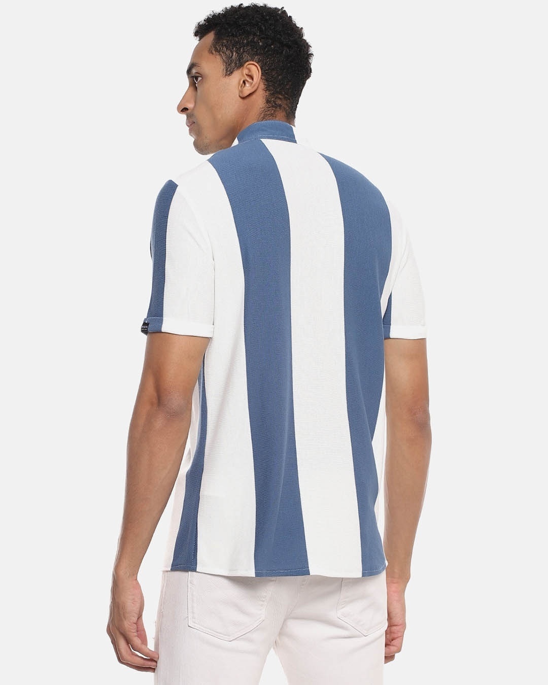 Shop Men's Striped Stylish Half Sleeve Casual Shirt-Design