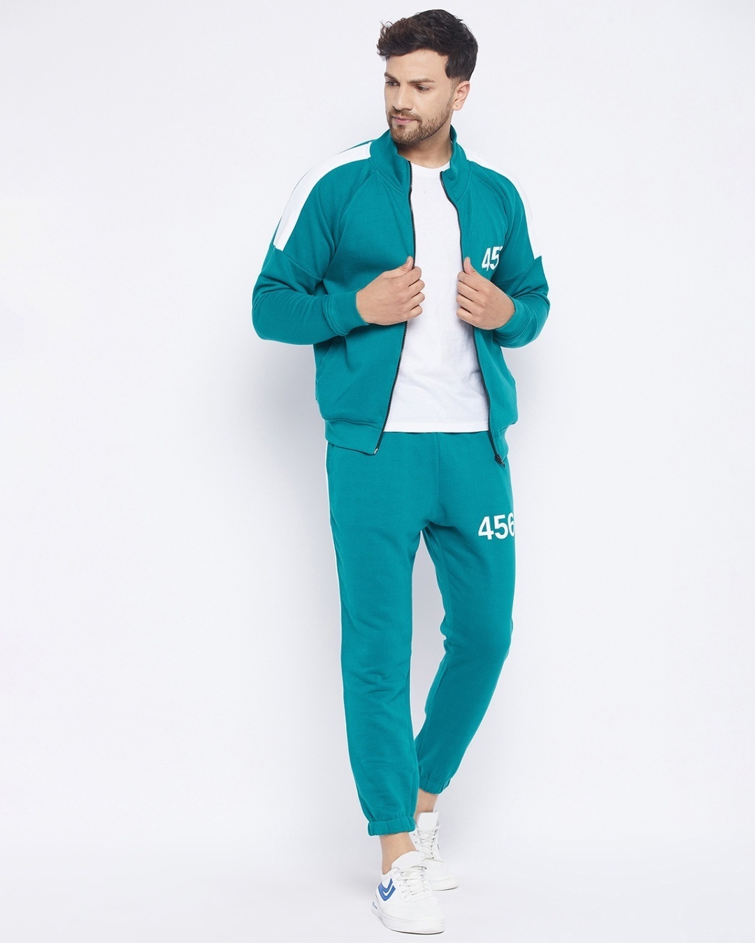 dark teal sweatpants