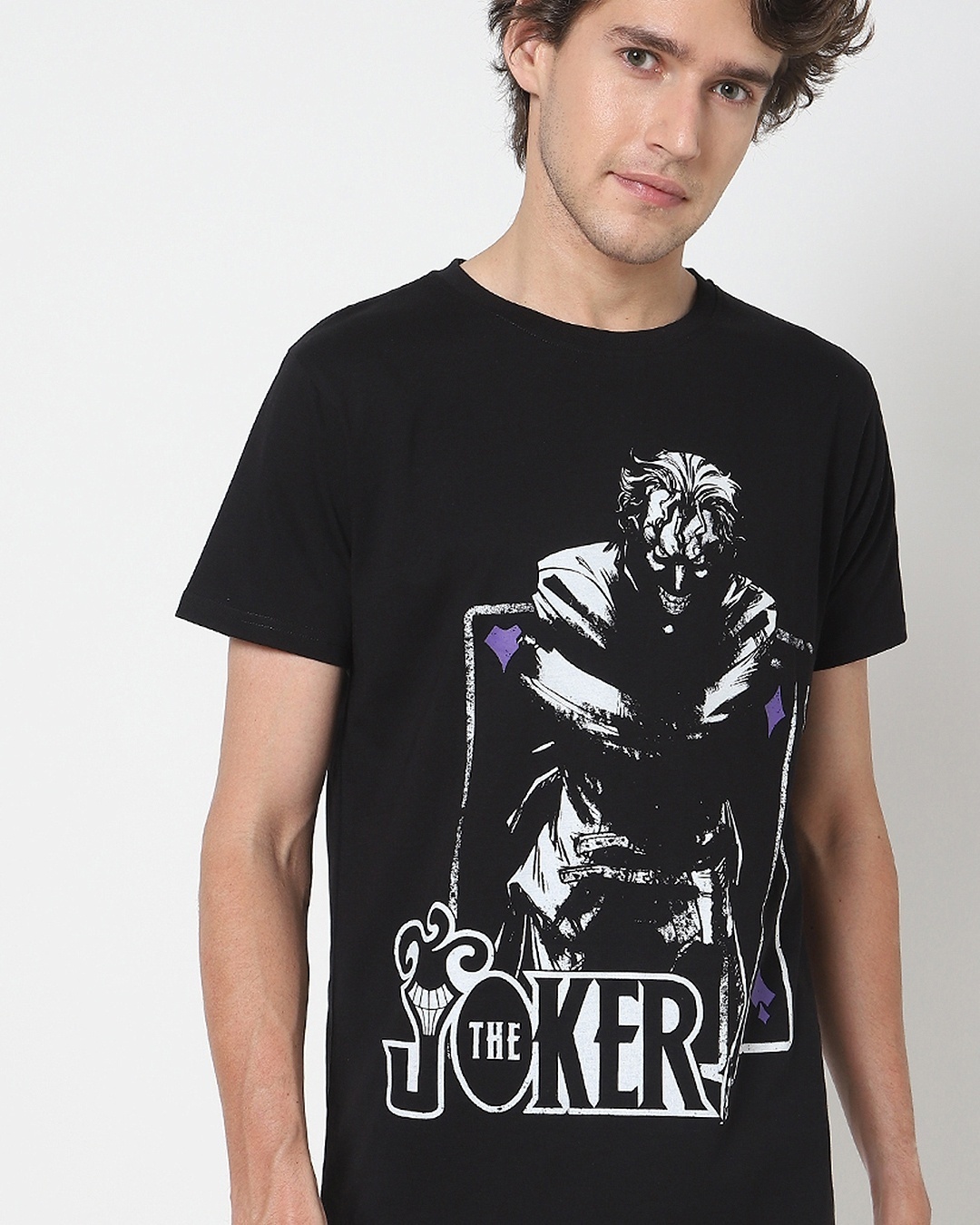 Shop Men's The Joker Half Sleeve T-shirt-Front