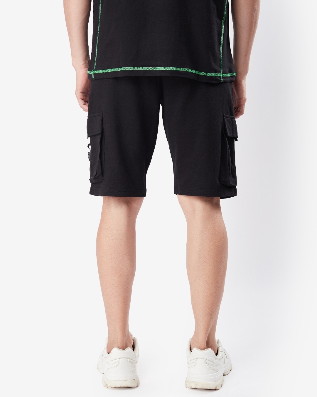 Shop Men's Black Cargo Shorts-Design