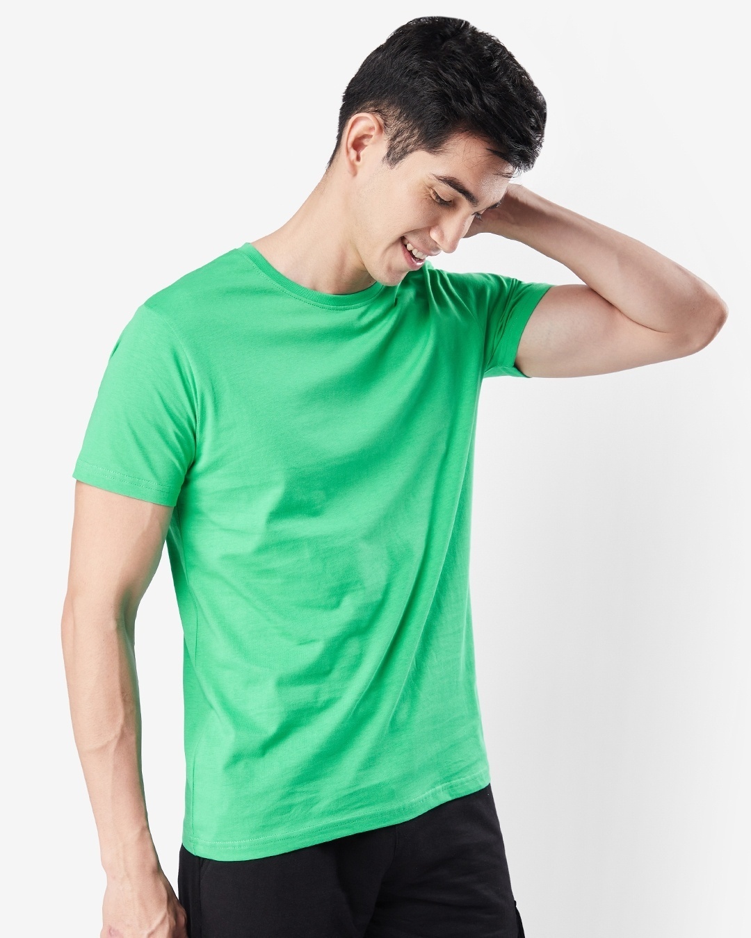 Shop Men's Varsity Green T-shirt-Back