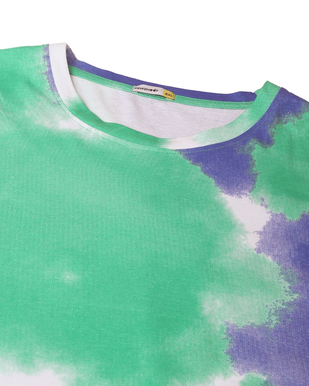 Shop Men's Varsity Tie & Dye Plus Size Oversized T-shirt