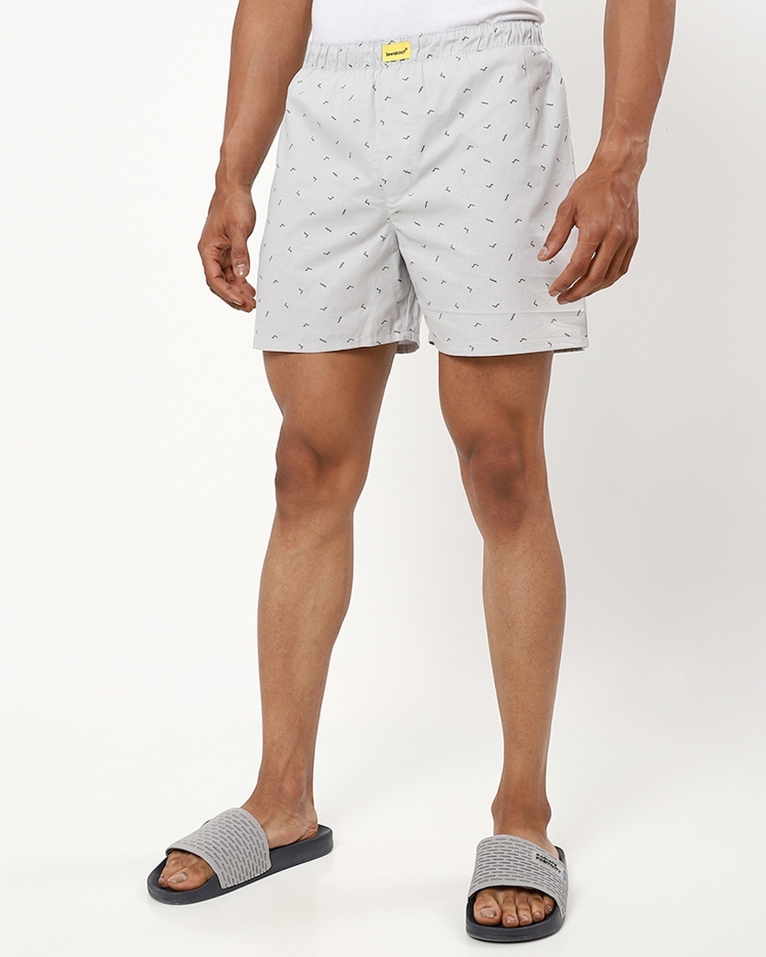 Shop Men's White All Over Printed Boxers-Design