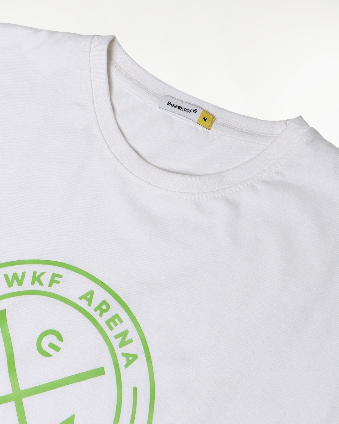 Shop Men's White BWKF Arena Typography T-shirt