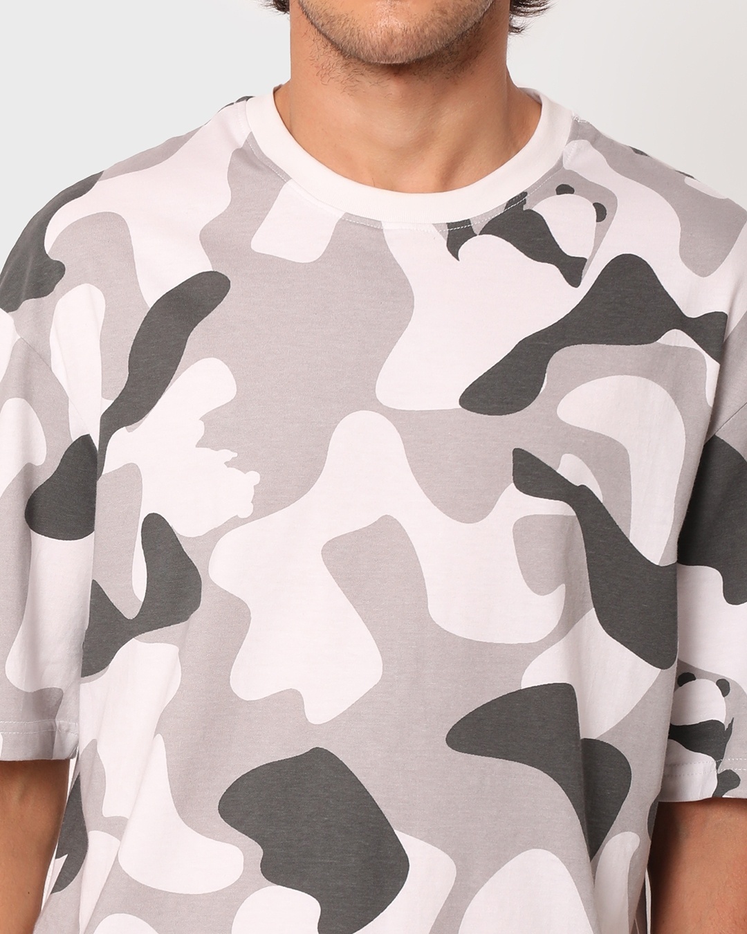 Buy Men's White Camo Oversized Tshirt for Men White Camo SW Online at