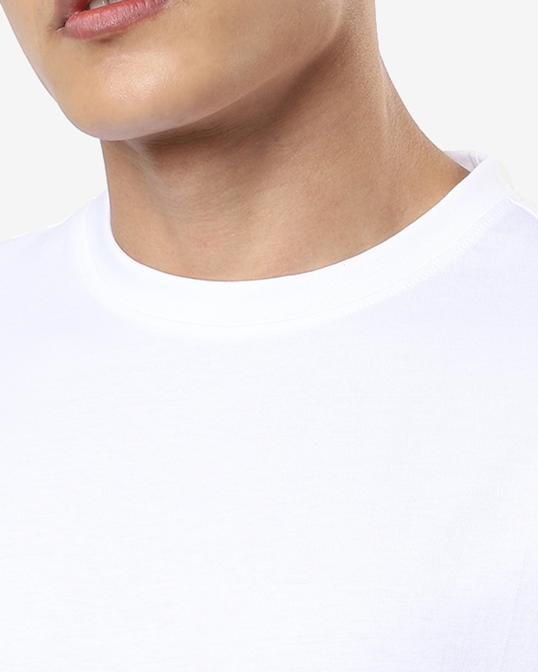 Shop Men's White Choose Love Typography Oversized Fit T-shirt