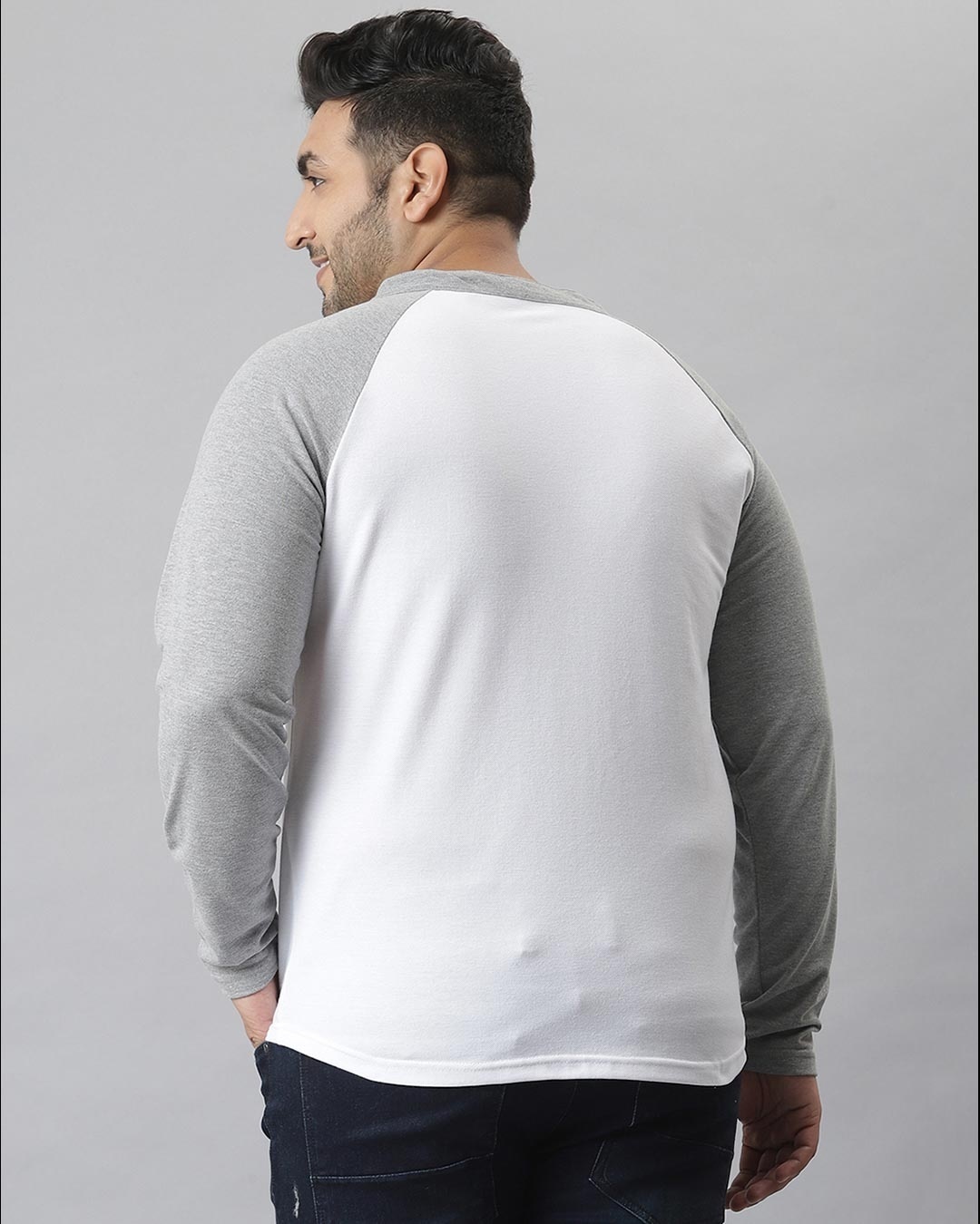 Shop Men's White Colorblocked Stylish Full Sleeve Casual Shirt-Back