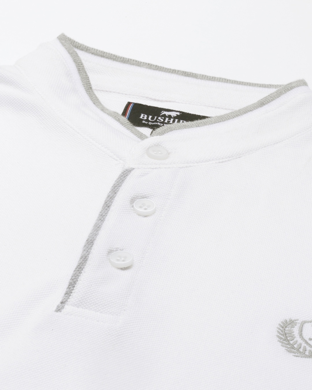 Shop Men's White Cotton T-shirt