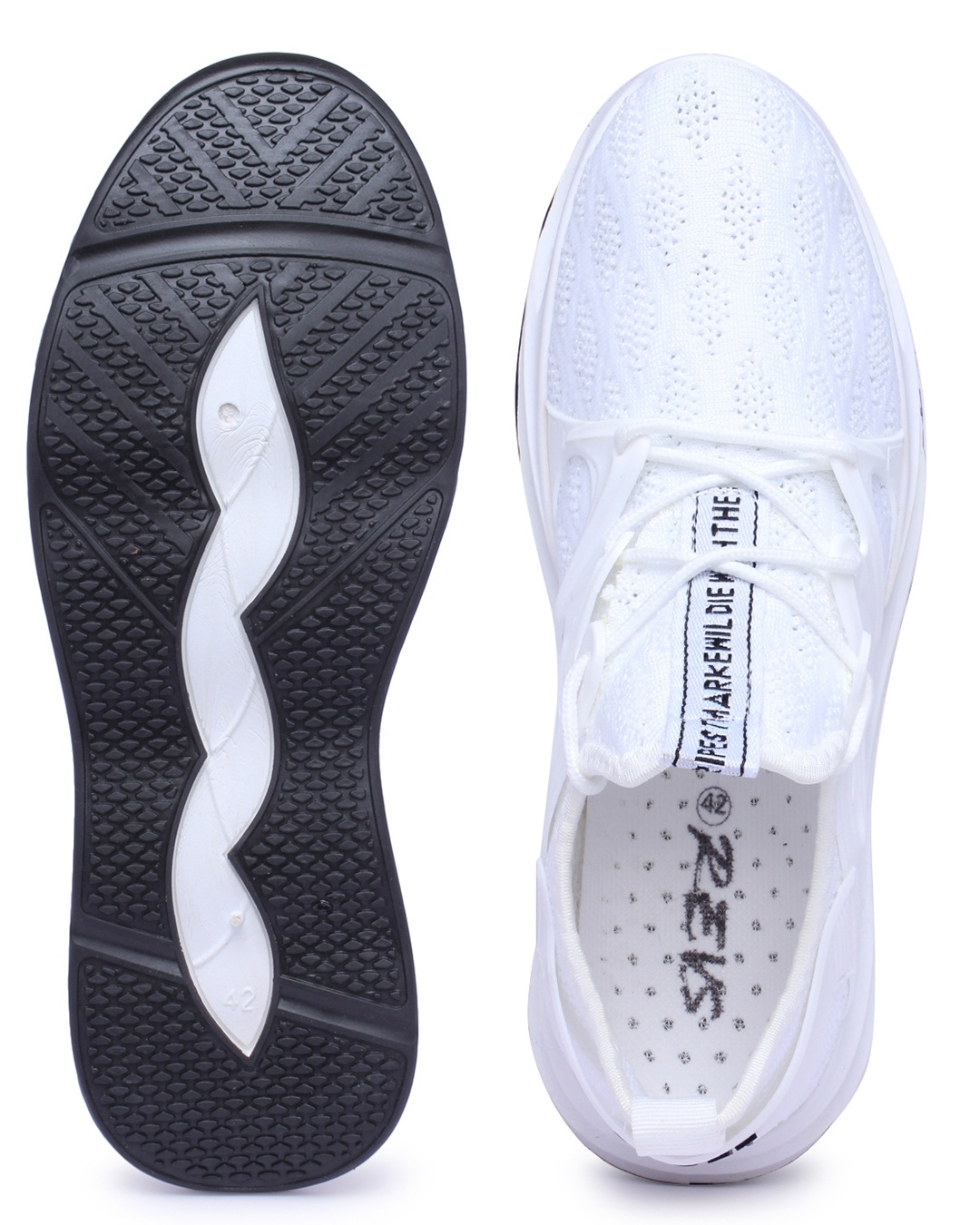 Buy Men's White Mesh Sneakers Online in India at Bewakoof
