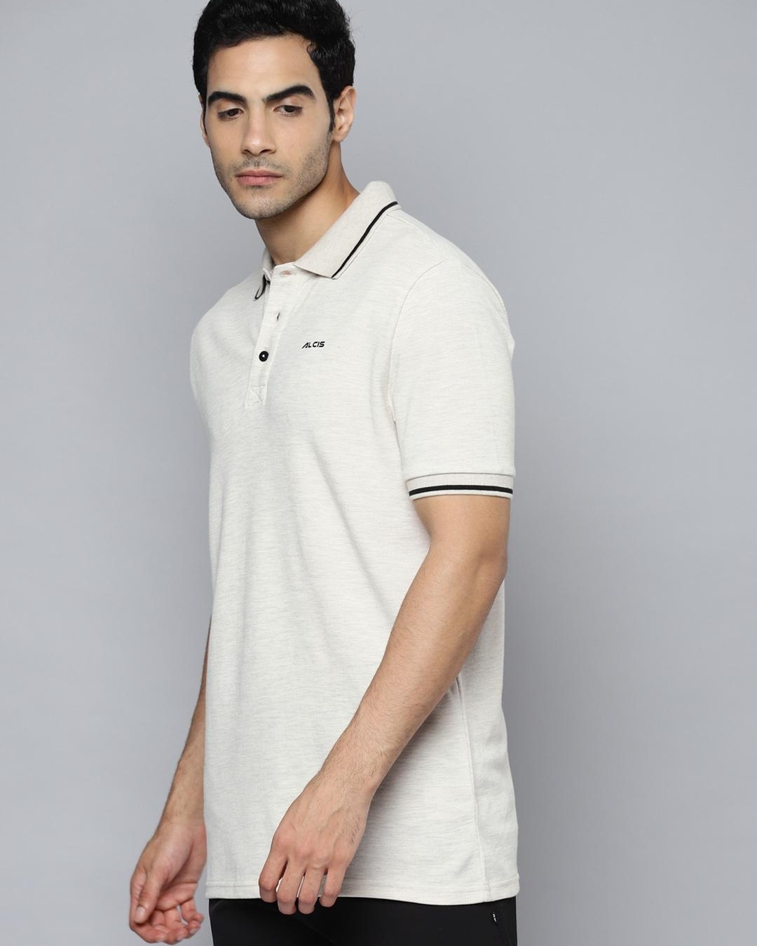 Buy Men S White Slim Fit Polo T Shirt For Men White Online At Bewakoof