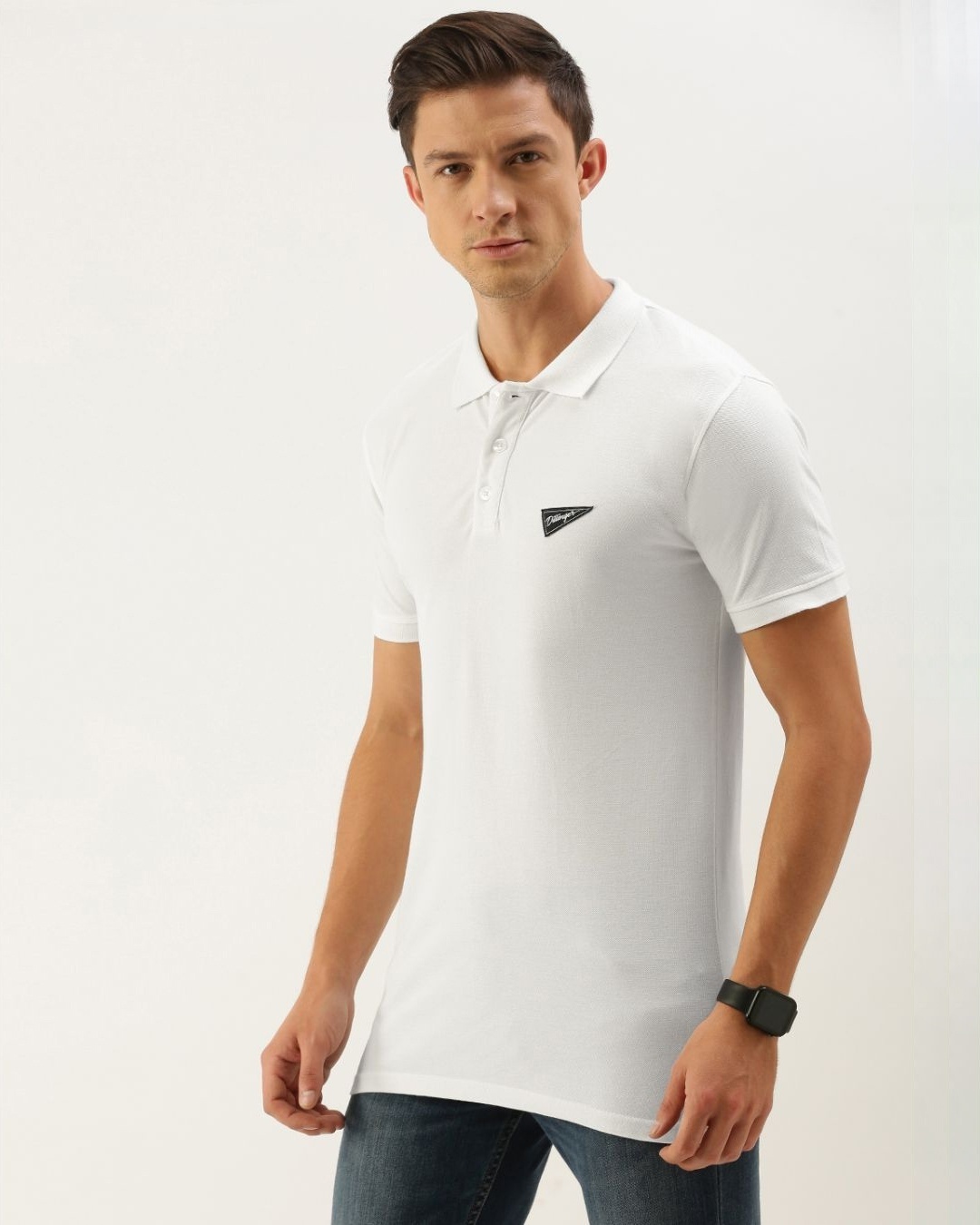 Shop Men's White Solid T-shirt-Design