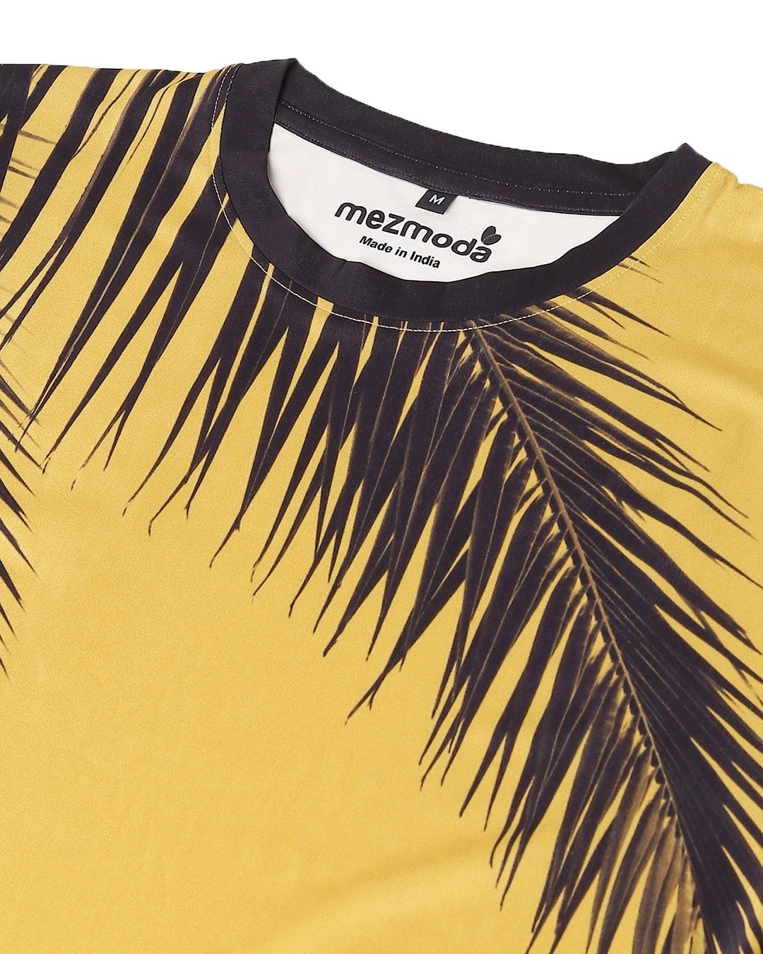 Shop Men's Yellow Cocos Palm Graphic Printed T-shirt