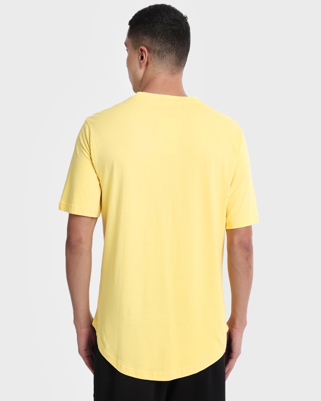 Shop Men's Yellow Lemon Drop Apple Cut T-shirt-Design